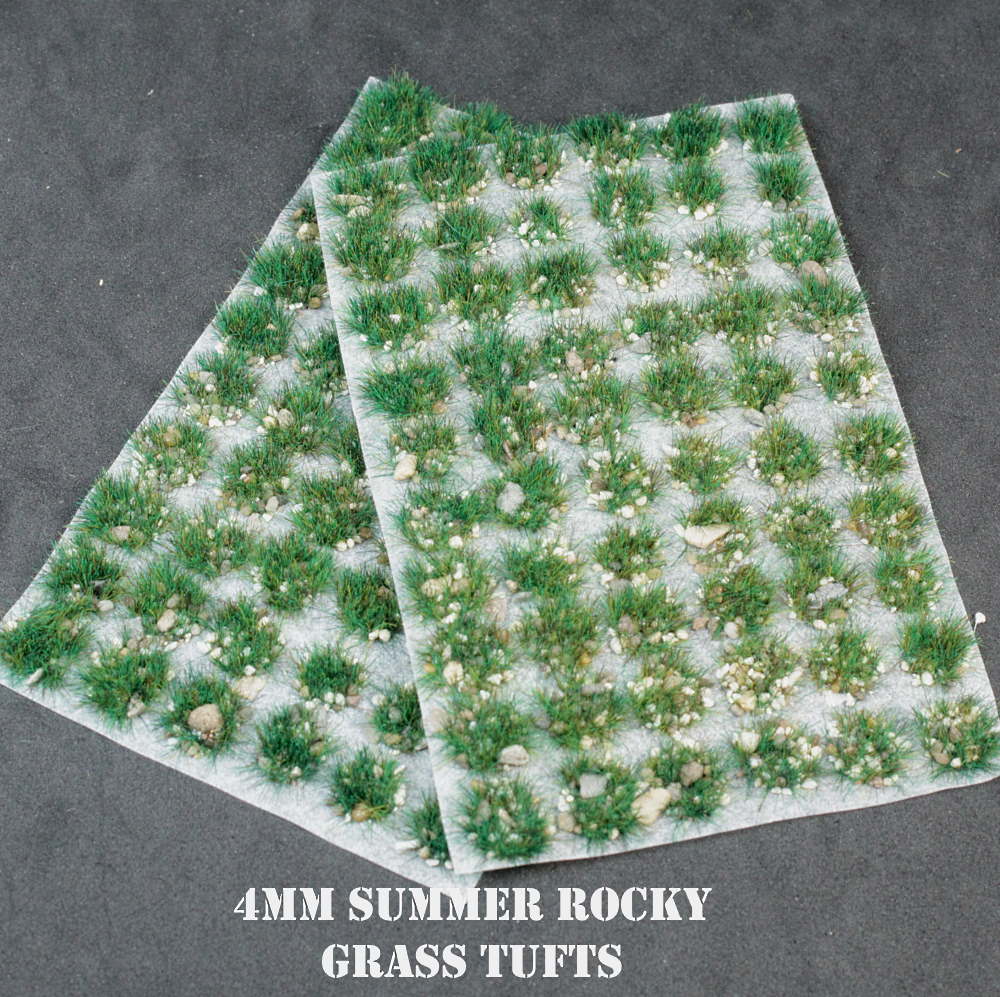 4mm Rocky Textured Static Grass Tufts