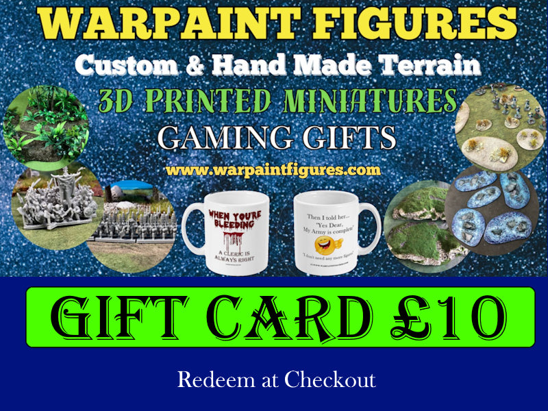 Warpaint Figures Gift Card £10