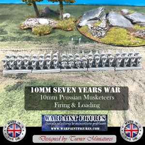 10mm SYW Prussian Musketeers (Firing/Loading)