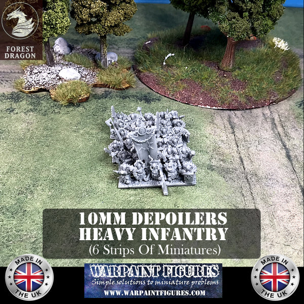 10mm Despoilers Heavy Infantry