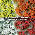 6mm Spring Mix Random Flowers Tufts