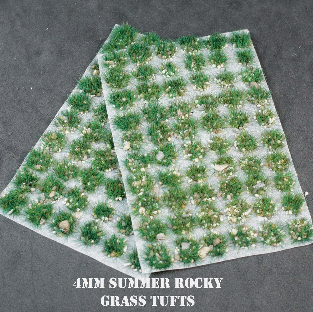 117 Touffes Herbe Sèche 6mm Auto-Adhésives - Modélisme Statique Warpainter