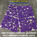4mm Purple Flowers Static Grass Tufts