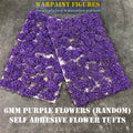 6mm Purple Flowers Static Grass Tufts