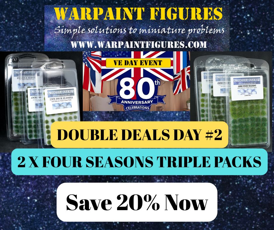 VE DAY DOUBLE DEAL 2 - Double 4 Seasons Triple Packs