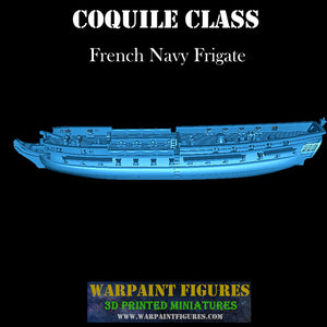 Coquile Class- 1/700th French 5th Rate Frigate