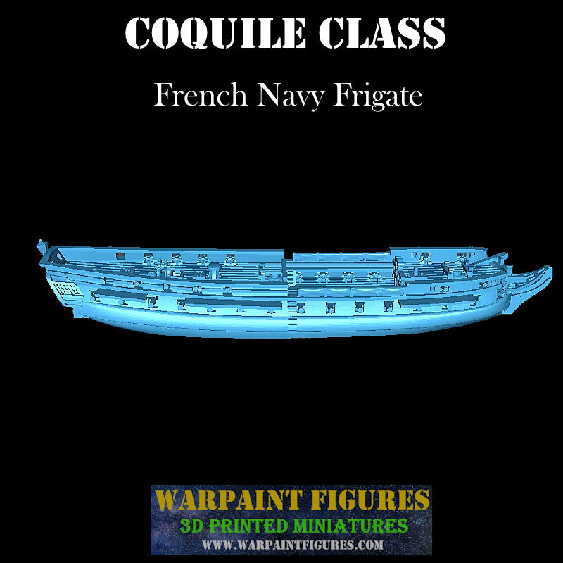 Coquile Class- 1/700th French 5th Rate Frigate