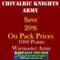 10mm Chivalric Knights Army Pack