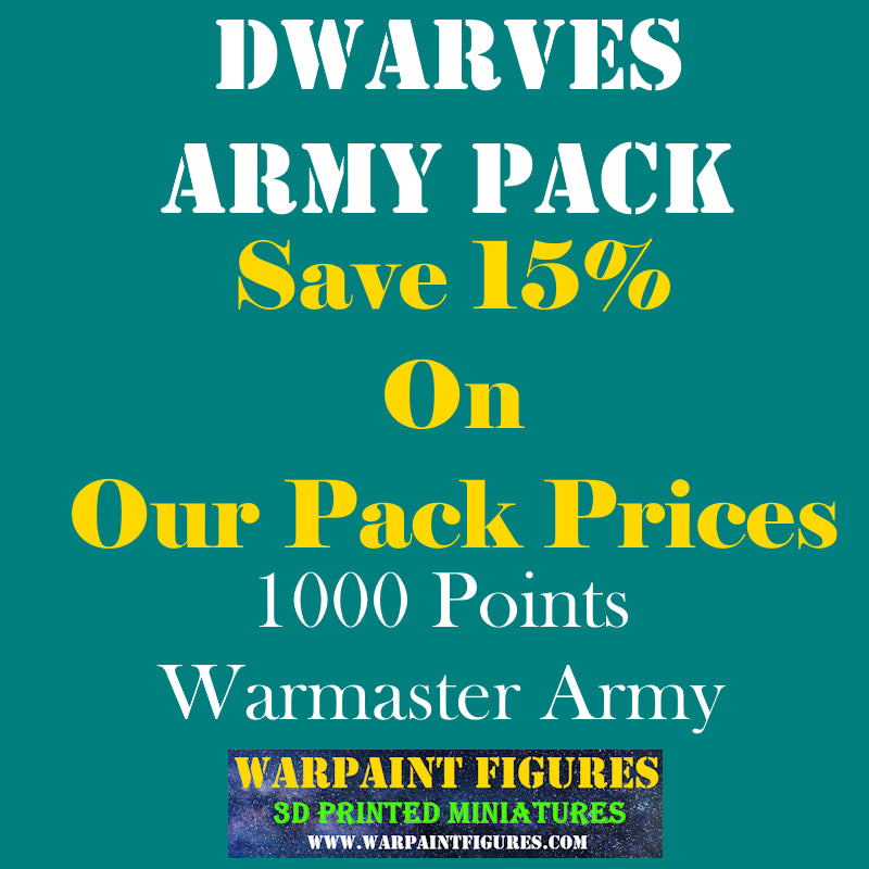 10mm Dwarves Army Pack