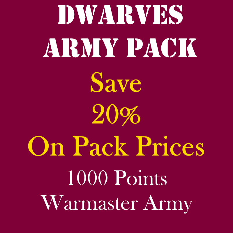 10mm Dwarves Army Pack