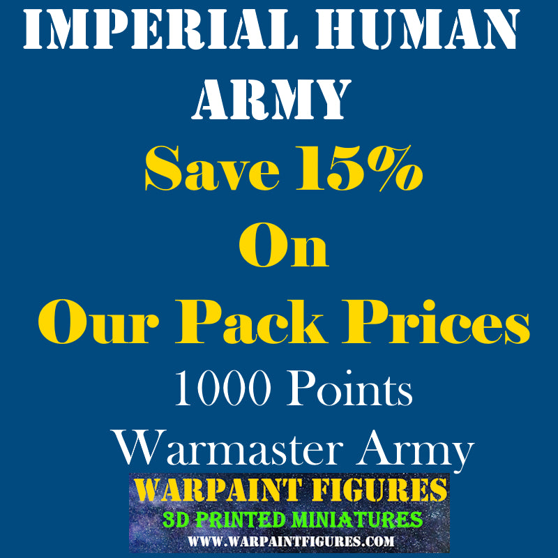 10mm Imperial Human Army Pack