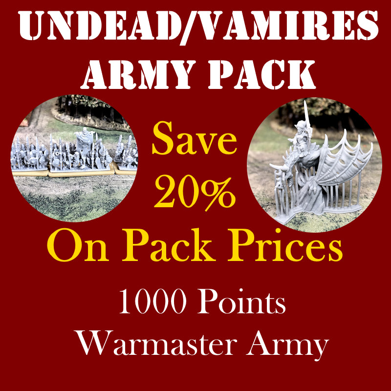 10mm Undead Vampires Army Pack