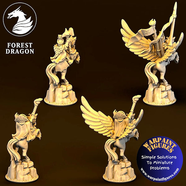 10mm Imperial Human Heroes on Horses