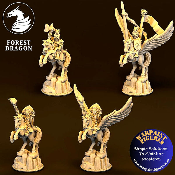 10mm Imperial Human Heroes on Horses