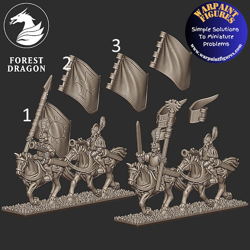 10mm Imperial Human Light Cavalry