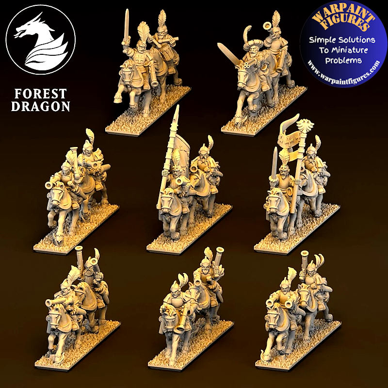 10mm Imperial Human Light Cavalry