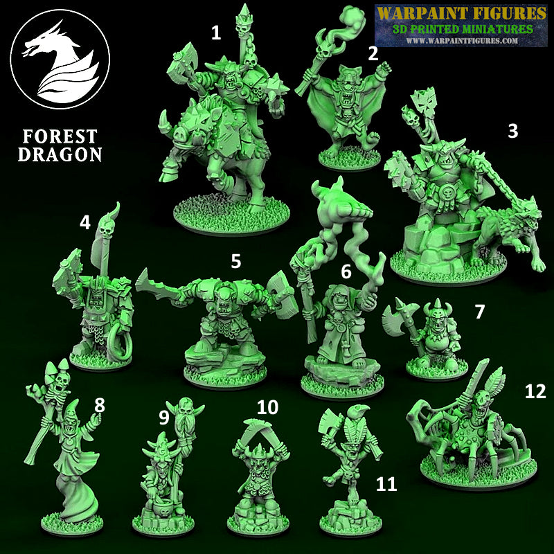 10mm Orc & Goblin Heroes & Characters