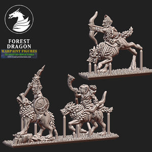 10mm Dwarf Demonsmith Hobgoblin Wolf Riders