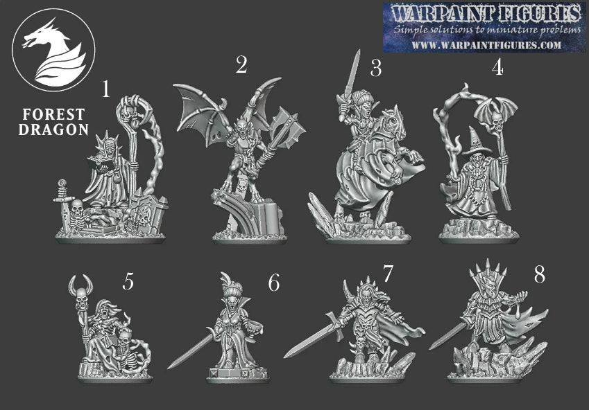 Vampire Lords Generals Characters & Heroes