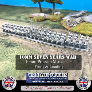 10mm SYW Prussian Musketeers (Firing/Loading)