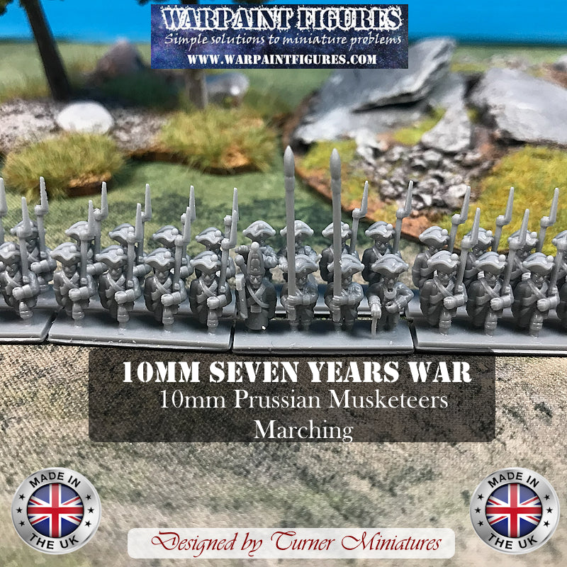 10mm SYW Prussian Musketeers (Marching)