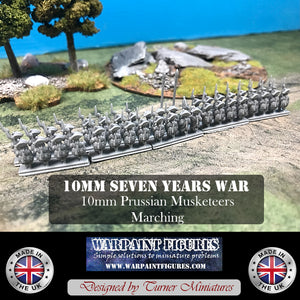 10mm SYW Prussian Musketeers (Marching)