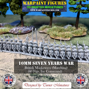 10mm SYW British Musketeers (Marching)