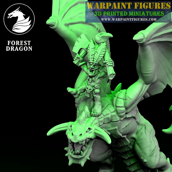 10mm Goblin Shaman On Wyvern