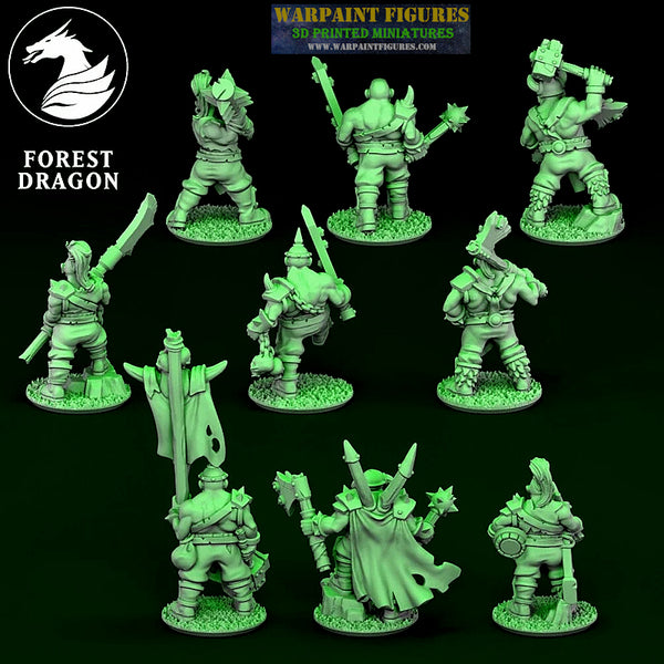 10mm Orc & Goblins Ogres