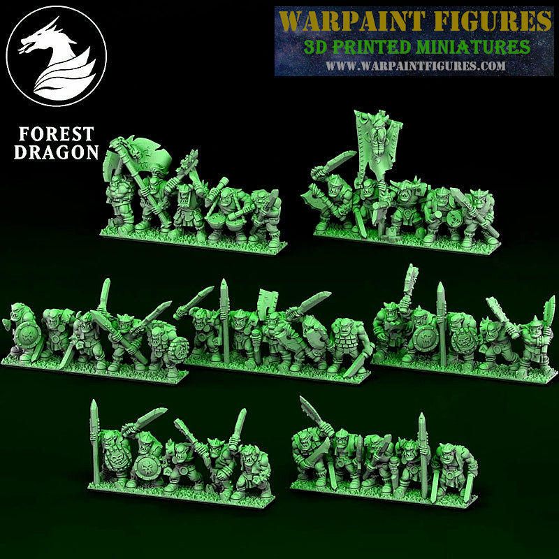 10mm Orc Warriors