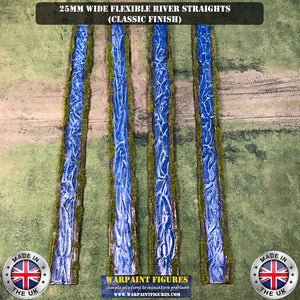 25mm Wide Flexible Rivers (Classic) - Straights