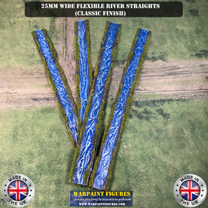 25mm Wide Flexible Rivers (Classic) - Straights