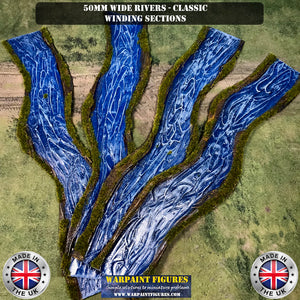 50mm Wide Flexible Rivers (Classic) - Straights