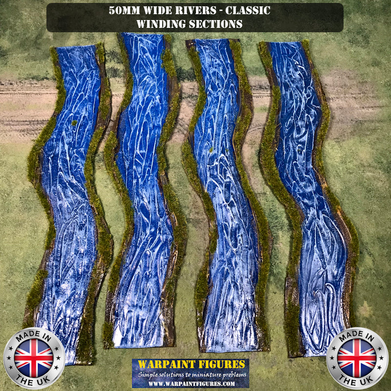 50mm Wide Flexible Rivers (Classic) - Winding
