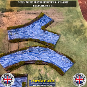 50mm Wide Flexible Rivers (Classic) - Feature Set #1