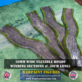 50mm Wide Flexible Roads/Tracks (Winding Sections)