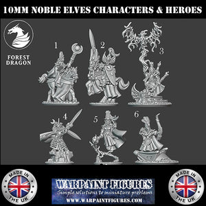 10mm Noble Elves Generals Characters & Heroes
