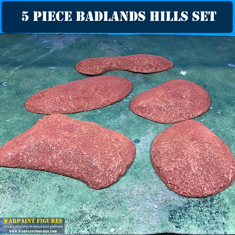 Badlands Desert Terrain Hill/Ridges Set #1