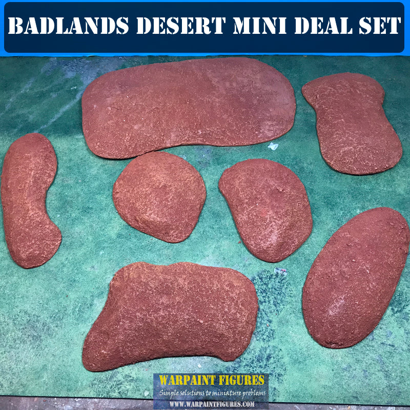 Badlands Desert Hills Terrain Mini Starter Pack