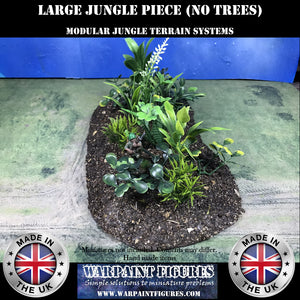 Large Jungle Pieces for modular Jungle wargaming terrain Scenery for Bolt Action 40K Flames Of War Age Of Sigmar KOW