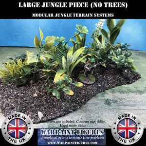 Large Jungle Pieces for modular Jungle wargaming terrain Scenery for Bolt Action 40K Flames Of War AOS Rapid Fire