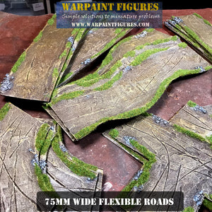 75mm Wide Flexible Roads/Tracks (Straights)