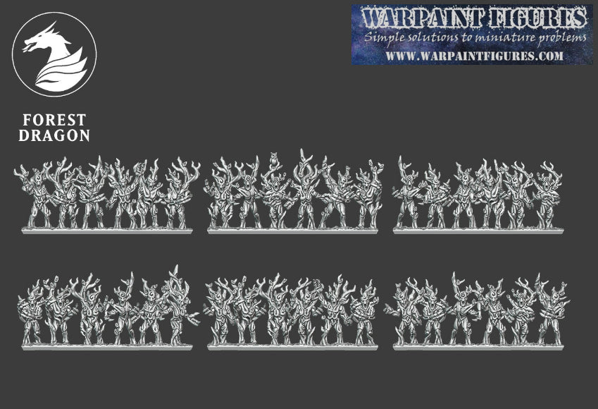 10mm Wood Elf Forest Spirits Regiment