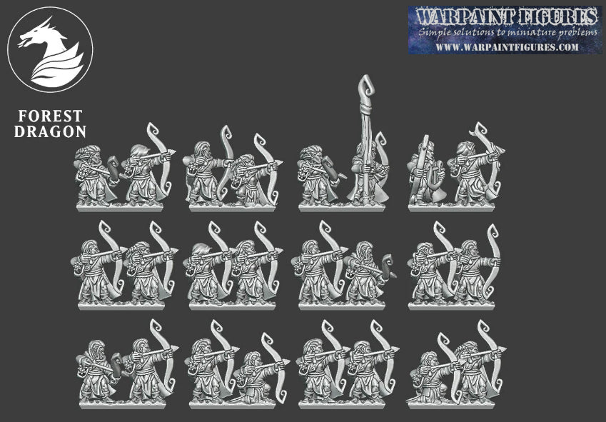 10mm Wood Elf Archers Regiment