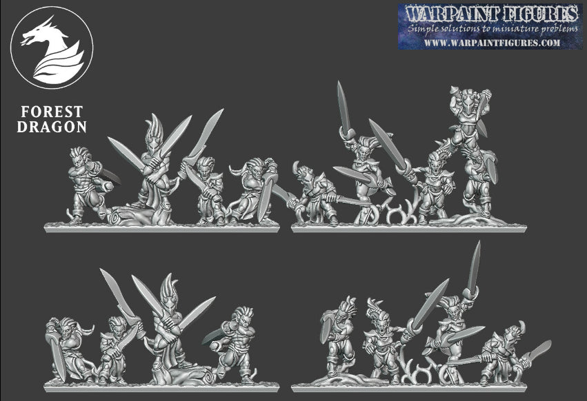 10mm Wood Elf Blade Dancers Regiment