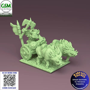 10mm Orc Heroes On Chariots