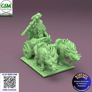 10mm Orc Heroes On Chariots