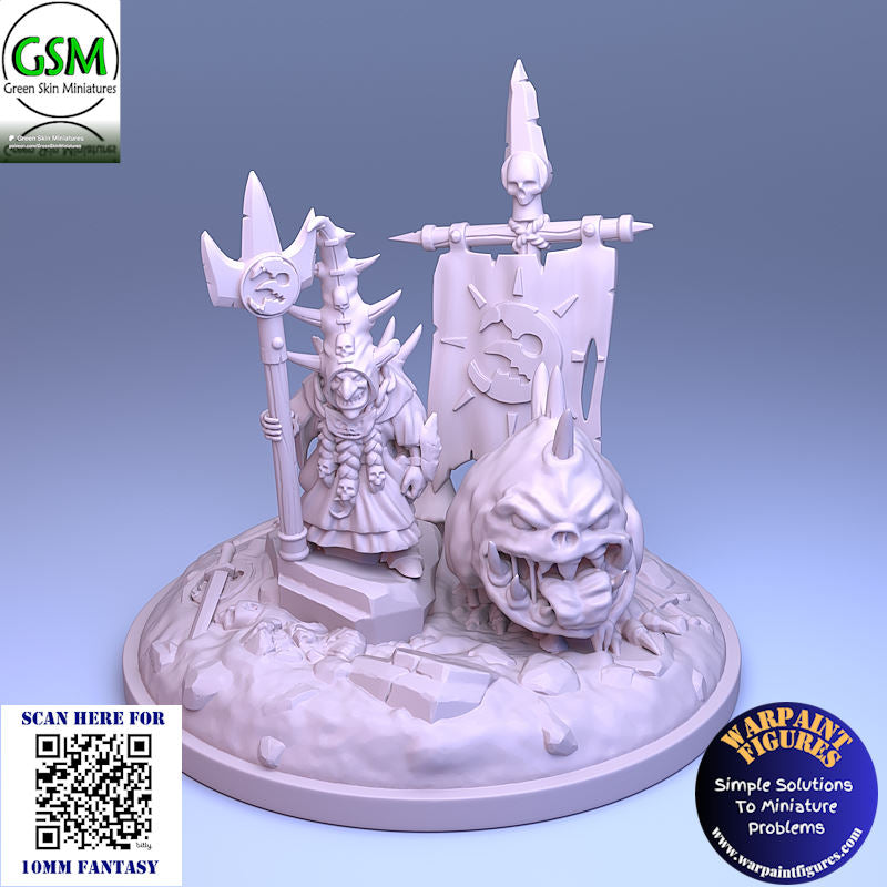 10mm Night Goblin General With Banner