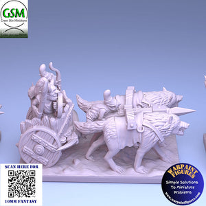 10mm Goblin Wolf Chariots