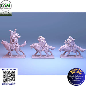 10mm Goblin Wolf Riders